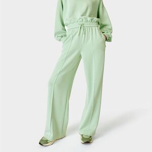 Sweaty Betty NWOT Sand Wash Cloud Weight Track Pant, Size 4, color Green/Mint